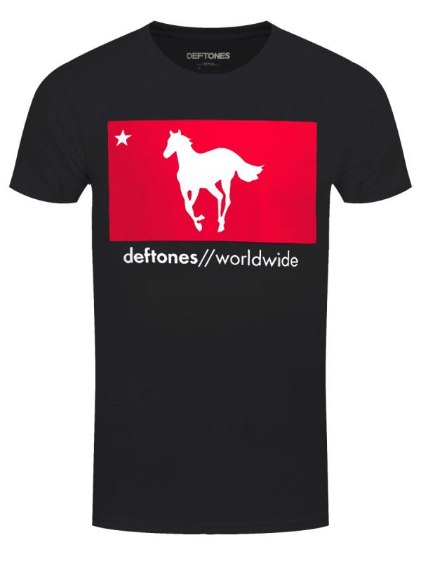 Deftones Star & Pony Men’s Black T-Shirt