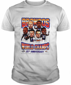 Denver Broncos World Champs 25th anniversary shirt 1