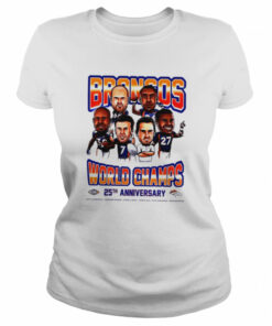 Denver Broncos World Champs 25th anniversary shirt 2