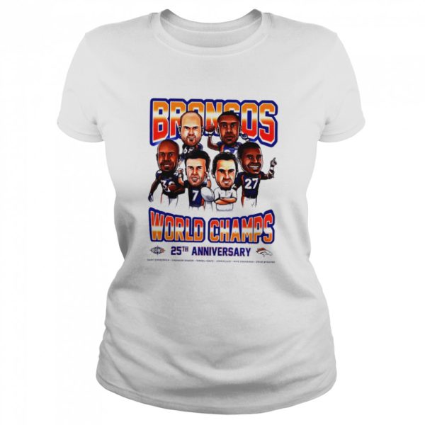 Denver Broncos World Champs 25th anniversary shirt