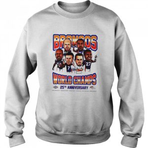 Denver Broncos World Champs 25th anniversary shirt 4