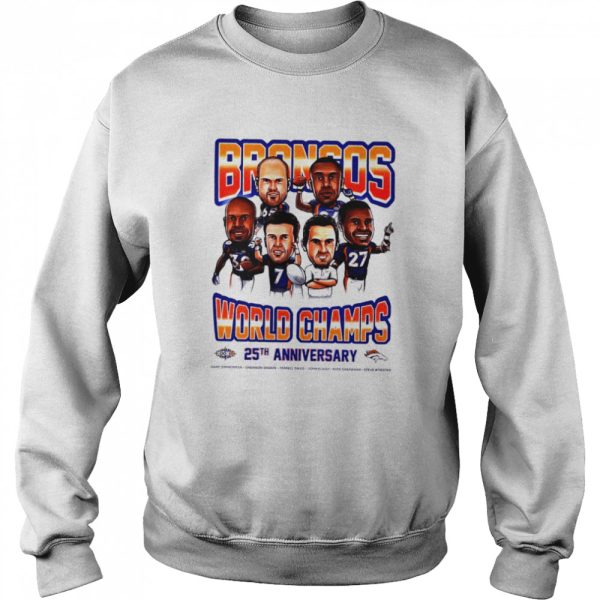 Denver Broncos World Champs 25th anniversary shirt