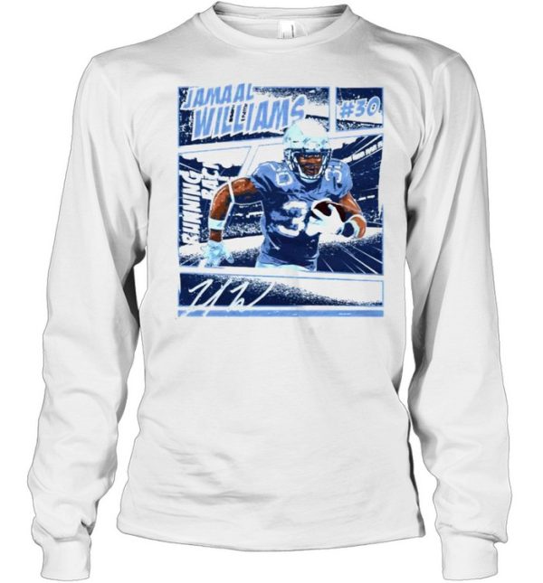 Detroit Football Jamaal Williams #30 Comic shirt