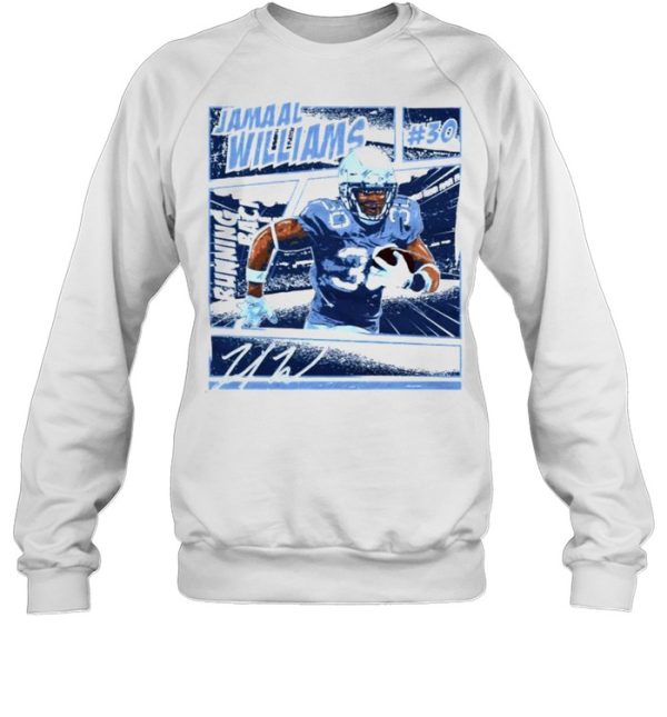 Detroit Football Jamaal Williams #30 Comic shirt