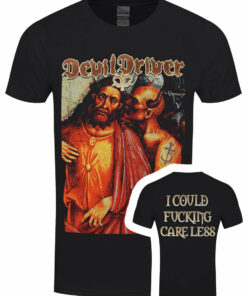 Devildriver Jesus Care Less Mens Black T Shirt 1