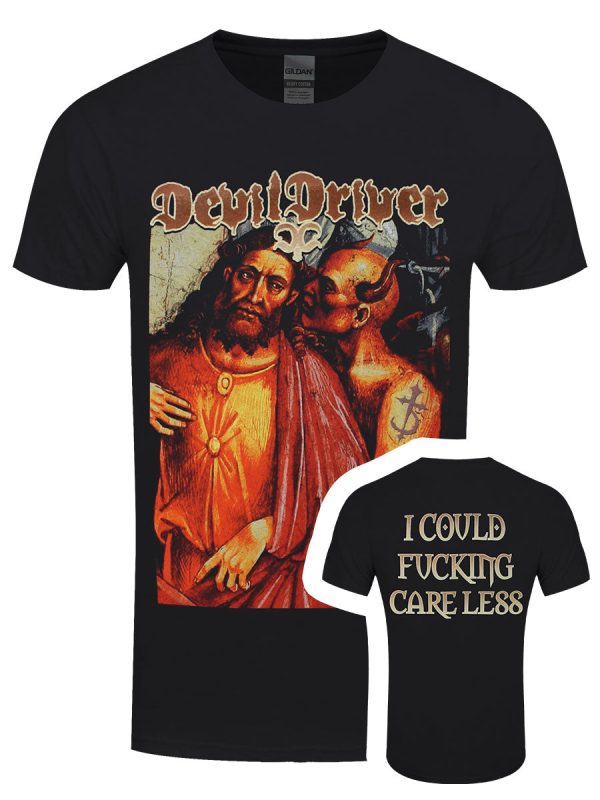 Devildriver Jesus Care Less Men’s Black T-Shirt