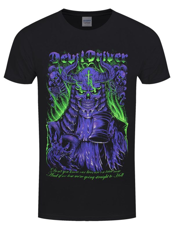 Devildriver Judge Neon Men’s Black T-Shirt