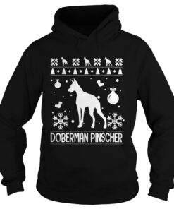Doberman Pinscher Ugly Christmas shirt 1