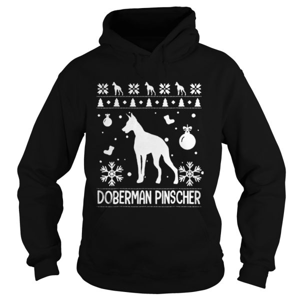 Doberman Pinscher Ugly Christmas shirt