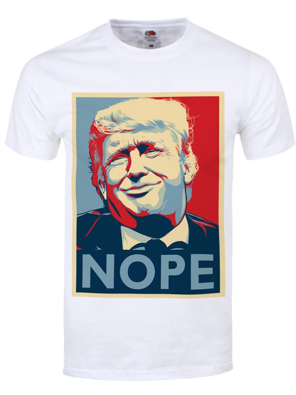 Donald Trump Nope Men’s White T-Shirt