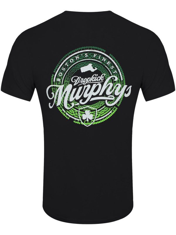 Dropkick Murphys Boston’s Finest Men’s Black T-Shirt