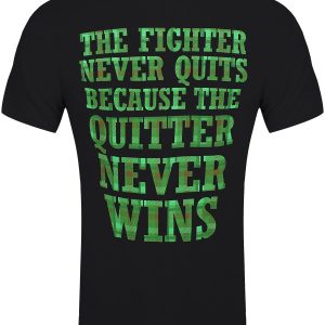 Dropkick Murphys Fighter Plaid Men’s Black T-Shirt