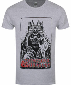 Dungeon And Dragons Lich Lord Poster Mens Grey T Shirt 1