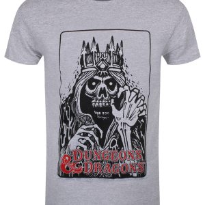 Dungeon And Dragons Lich Lord Poster Men’s Grey T-Shirt