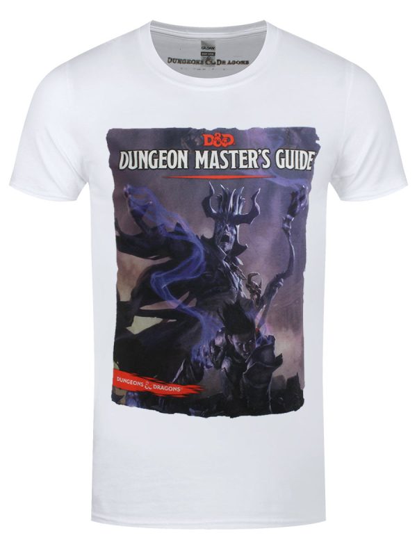 Dungeon And Dragons Master’s Guide Cover Men’s White T-Shirt