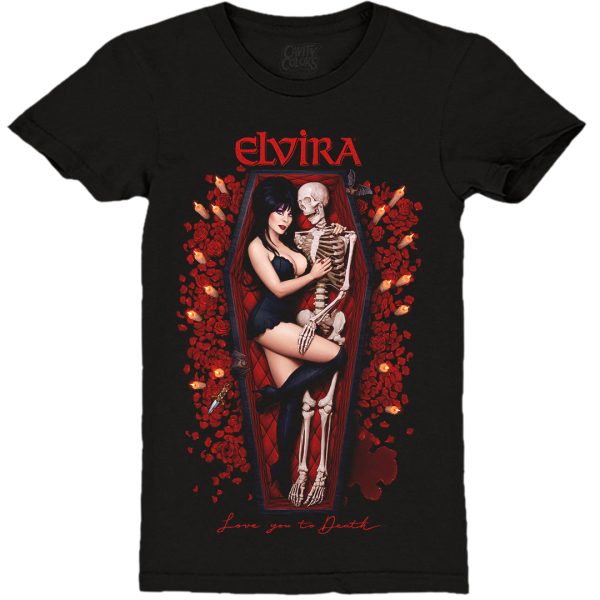 ELVIRA LOVE YOU TO DEATH T-SHIRT