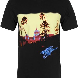 Eagles Hotel California Mens Black T Shirt 1