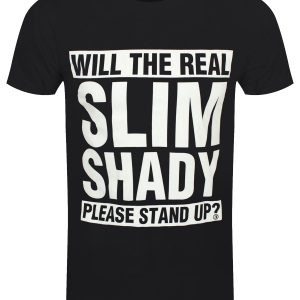 Eminem The Real Slim Shady Mens Black T Shirt 1