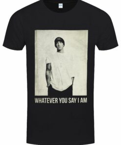 Eminem Whatever Mens Black T Shirt 1