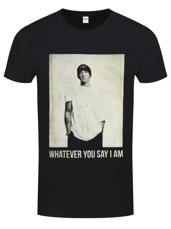 Eminem Whatever Men’s Black T-Shirt