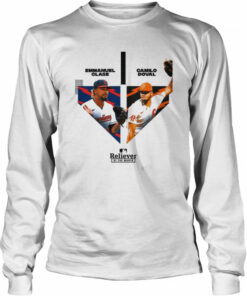 Emmanuel Clase And Camilo Doval Reliever Of The Month MLB 2022 Shirt 3