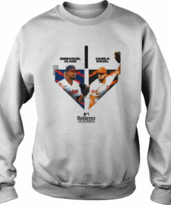 Emmanuel Clase And Camilo Doval Reliever Of The Month MLB 2022 Shirt 4