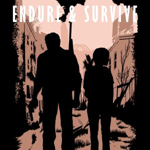 Endure Survive Mens Black T Shirt 3