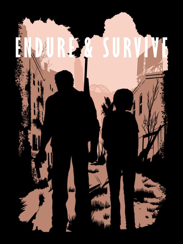 Endure & Survive Men’s Black T-Shirt