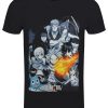 Fairy Tail Attack Men’s Black T-Shirt