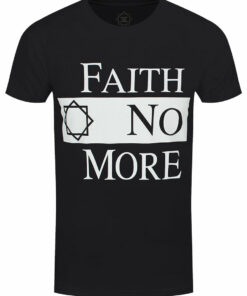 Faith No More Classic Logo Mens Black T Shirt 1