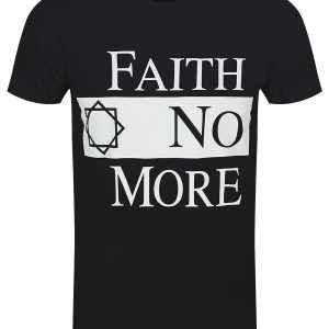 Faith No More Classic Logo Men’s Black T-Shirt