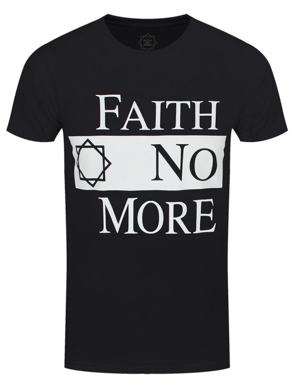 Faith No More Classic Logo Men’s Black T-Shirt