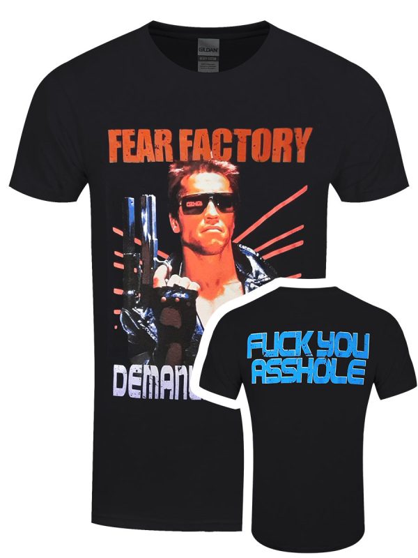 Fear Factory Terminator Men’s Black T-Shirt