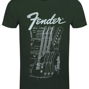 Fender Telecaster Men’s Green T-Shirt