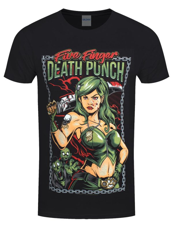 Five Finger Death Punch Assassin Men’s Black T-Shirt