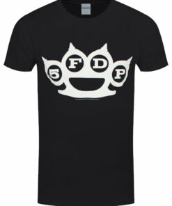 Five Finger Death Punch Knuckles Mens Black T Shirt 1