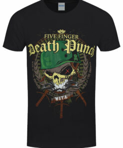 Five Finger Death Punch Warhead Mens Black T Shirt 1