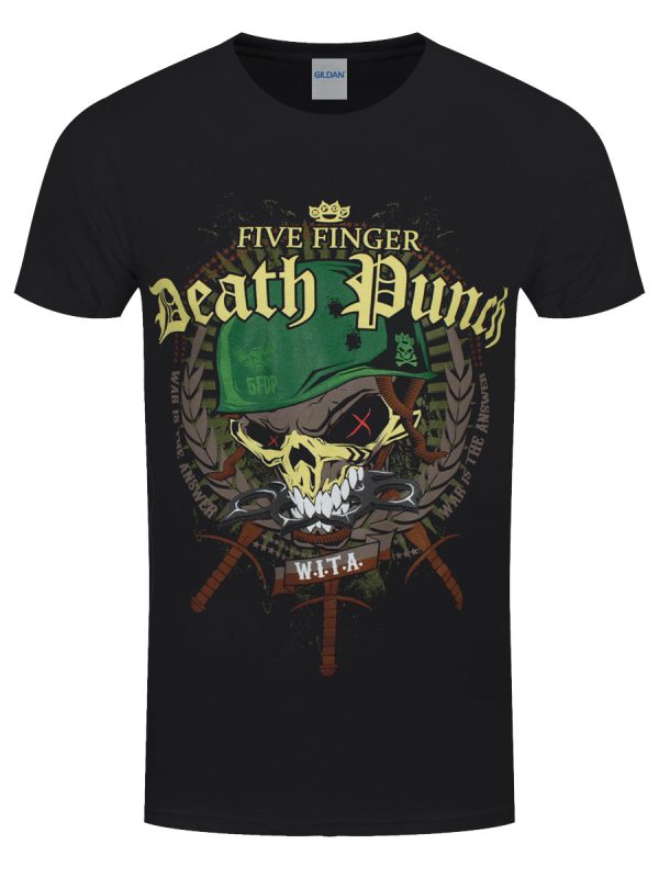 Five Finger Death Punch Warhead Men’s Black T-Shirt