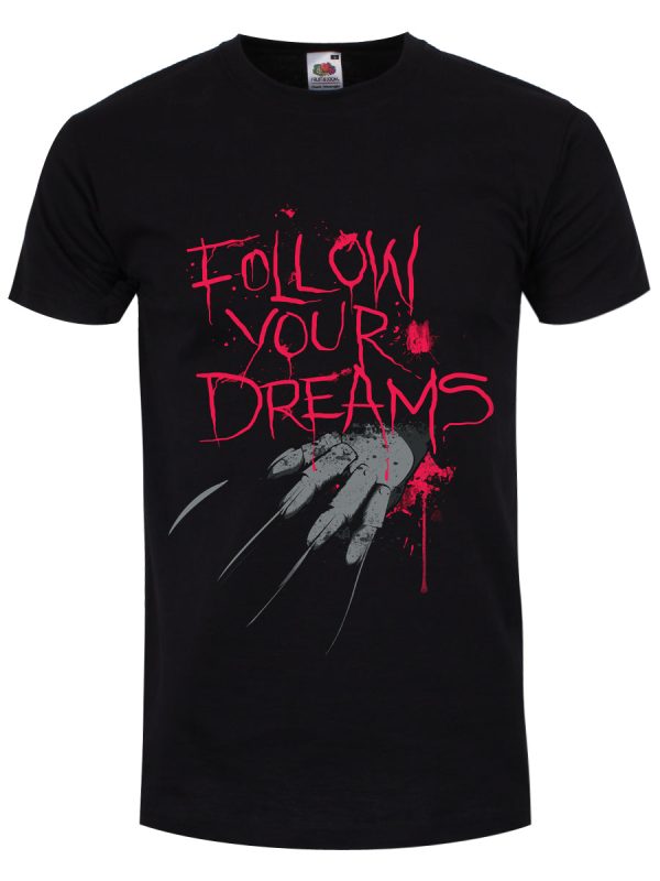 Follow Your Dreams Men’s Black T-Shirt