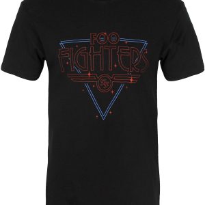 Foo Fighters Disco Outline Men’s Black T-Shirt