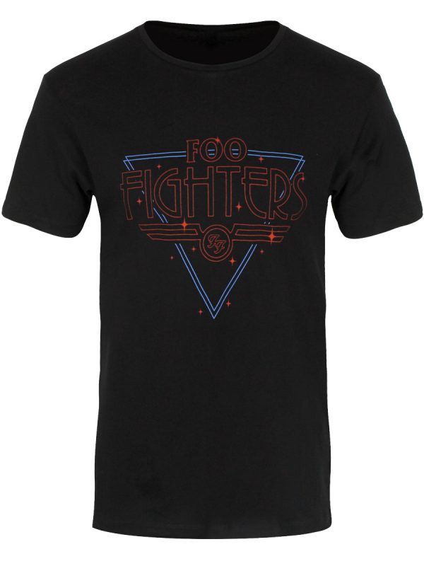 Foo Fighters Disco Outline Men’s Black T-Shirt