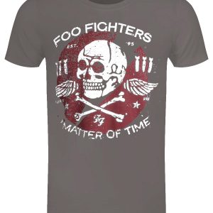 Foo Fighters Matter Of Time Mens Grey T Shirt 1