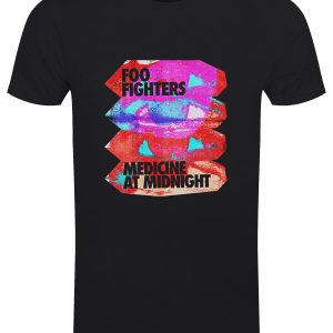 Foo Fighters Medicine At Midnight Men’s Black T-Shirt