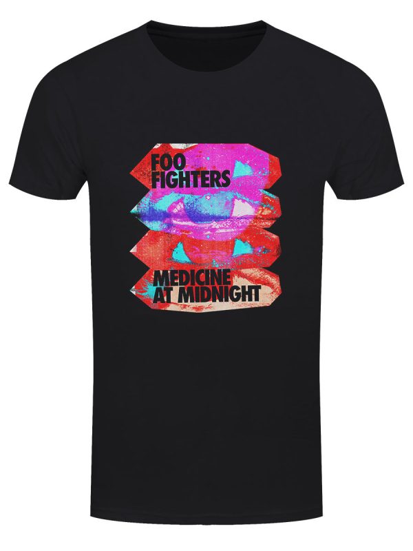 Foo Fighters Medicine At Midnight Men’s Black T-Shirt