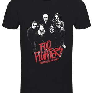 Foo Fighters Medicine At Midnight Photo Mens Black T Shirt 1