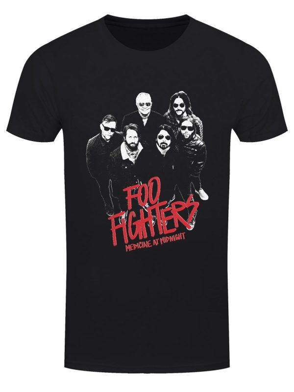 Foo Fighters Medicine At Midnight Photo Men’s Black T-Shirt