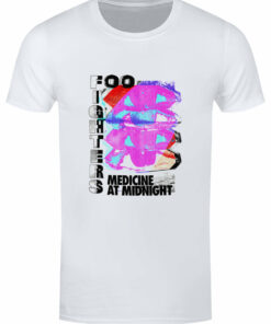 Foo Fighters Medicine At Midnight Tilt Mens White T Shirt 1