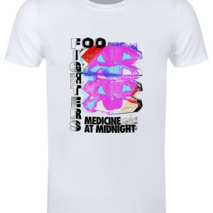 Foo Fighters Medicine At Midnight Tilt Men’s White T-Shirt