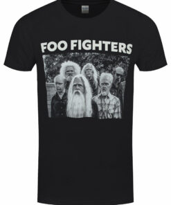 Foo Fighters Old Band Mens Black T Shirt 1