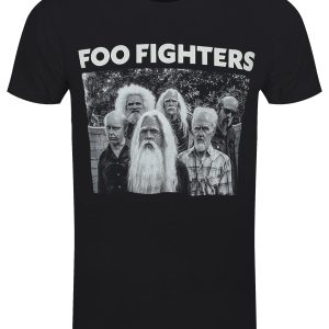 Foo Fighters Old Band Mens Black T Shirt 1